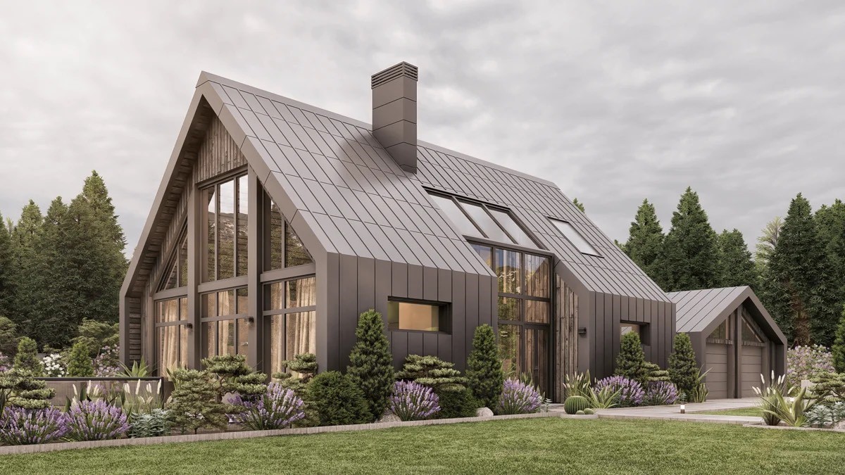 Варианты домов в стиле барнхаус