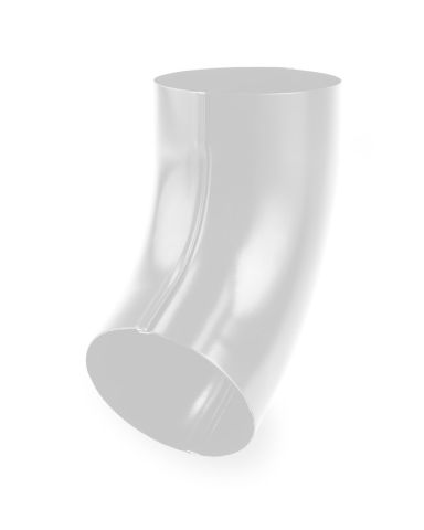  Колено 60° для трубы Ø90мм GALECO STAL Белый RAL 9003