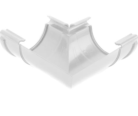  Внутренний угол 90° для желоба GALECO PVC110 Белый RAL 9010